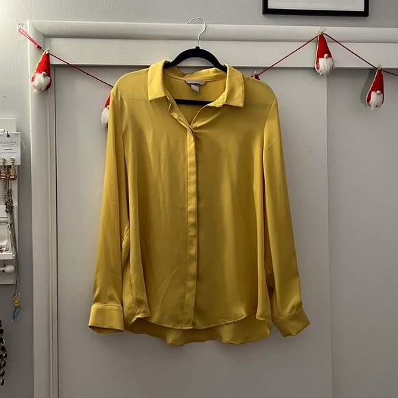 H&M Tops - Mustard long sleeve button down